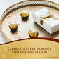 Ferrero Rocher, 12 Holiday Gift Packs, Gourmet Milk Chocolate Hazelnut, Chocolate Gift Box, Individually Wrapped, 1.3 Oz Each