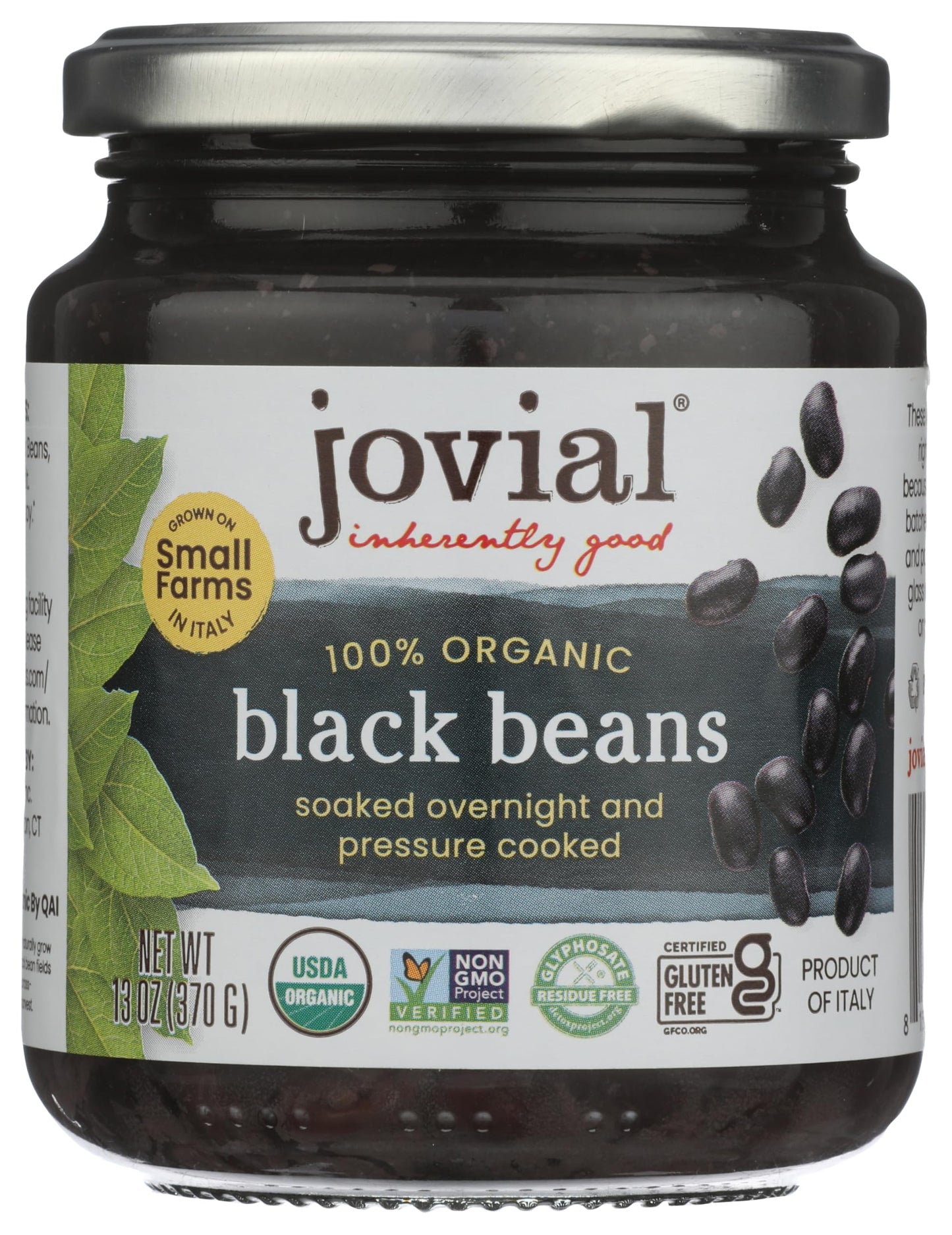 Jovial Beans Black 13 OZ