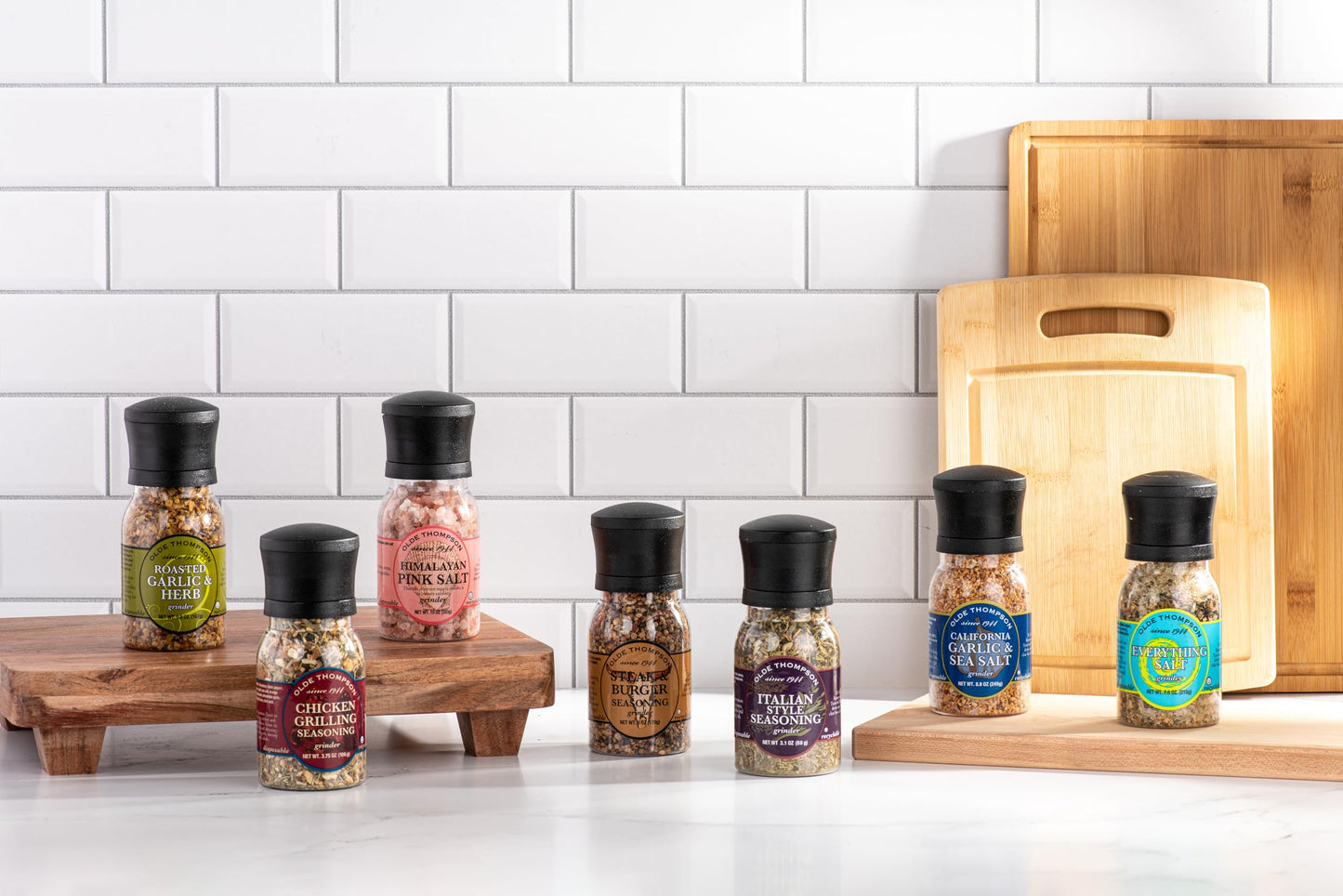Olde Thompson Roasted Garlic And Herb Grinder, Salt And Spice Blend, 5.9 Oz