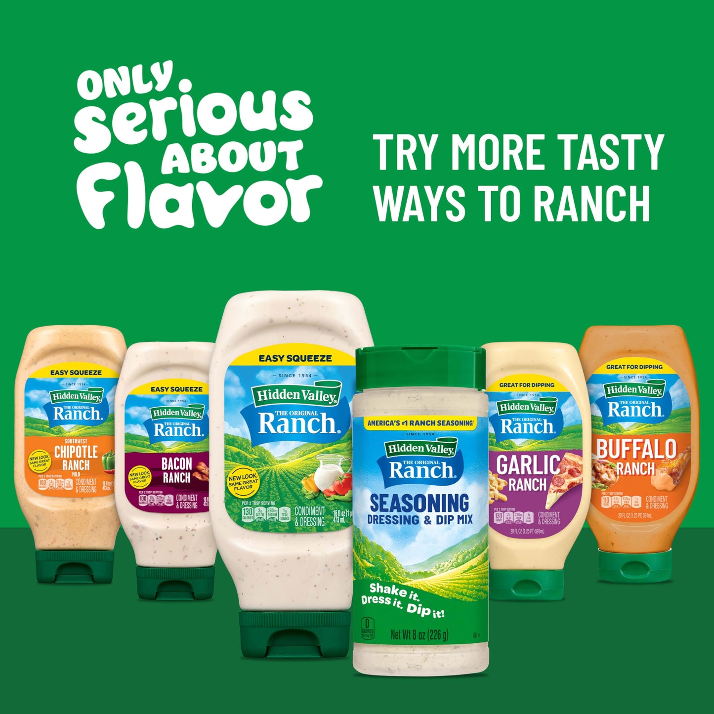 Hidden Valley Original Ranch Condiment and Dressing, Easy Squeeze Bottle, 24 Fl Oz (Package May Vary)