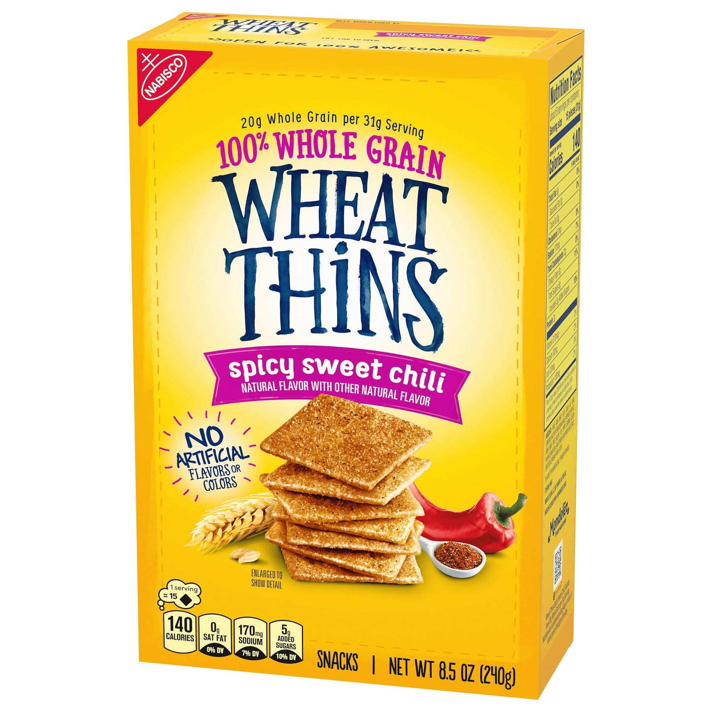 Wheat Thins Spicy Sweet Chili Snacks  Whole Grain Wheat ers  Snack ers  8.5 oz