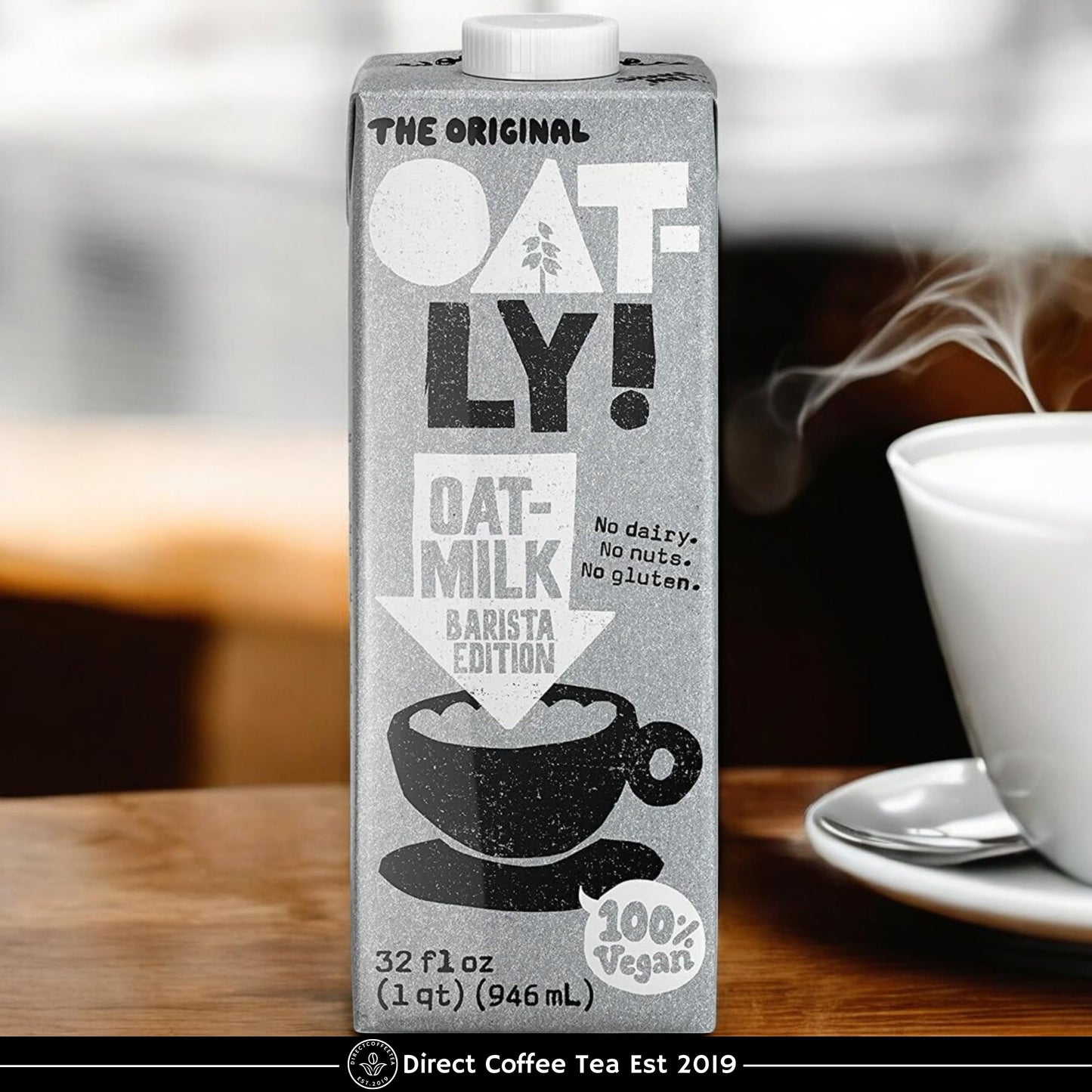 Direct Coffee Tea Est 2019 Oat Milk Value Bundle - Barista Edition, 3-Pack Non-Dairy Creamer For Coffee, Vegan, Dairy-Free & Glu