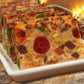 Old Fashion Claxton Fruit Cake - 1 Lb. Dark Recipe - Wrapped for Freshness in our Signature Claxton Carton
