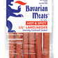 Bavarian Meats Hot & Spicy Landjaeger Meat Sticks, Zero Sugar, Gluten Free, Keto Friendly, 3 Ounce (Pack of 6)