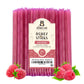 The Honey Jar Raspberry Flavored Honey Sticks - Pure Honey Straws For Tea, Coffee, Or A Healthy Treat - One Teaspoon Of Flavored