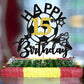 Aeryourtar Glitter Soccer Cake Topper, 15th Birthday Party Decorations, Paper, Soccer Theme, Boy Girl