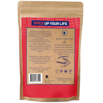 Gourmanity Select Organic Fine Ground Black Pepper, Ceylon Black Ground Pepper Spice, Ideal For Seasoning And Gourmet Cooking, V