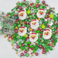 1 Bottle Christmas Sprinkles | Cake Cupcakes And Ice Cream Topper Decorations | Edible Holiday Sprinkles 3.35 Oz(6 Santa Tree Mixing) For Christmas