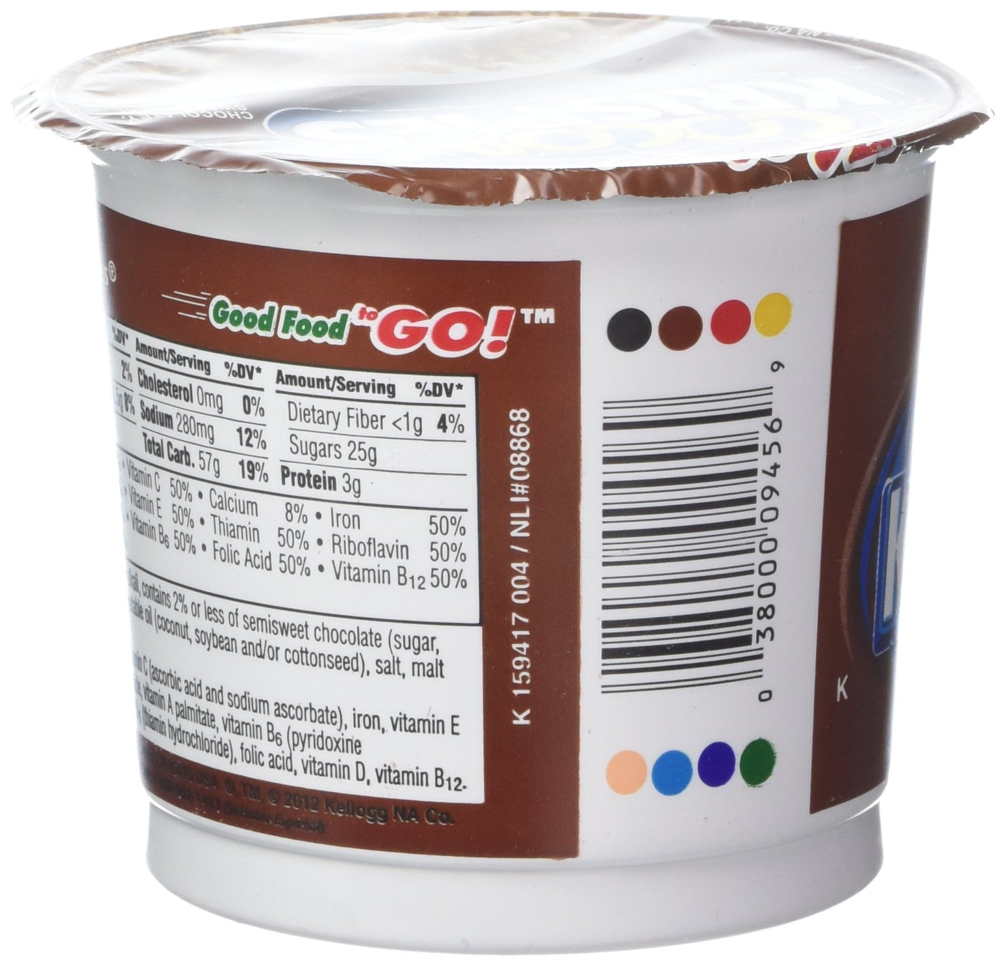 Kellogg's Cocoa Krispies Chocolatey Sweetened Rice Cereal Six 2.3 Ounce Cups by Rice Krispies