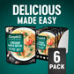 Campbell's Cooking Sauces, Creamy Garlic Butter Sauce, 12 Oz Pouch (Pack of 6)
