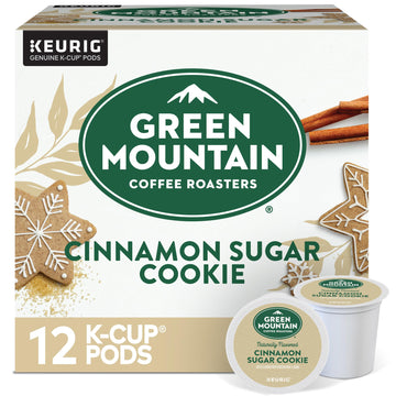 Green Mountain Coffee Roasters Light Roast Pod Cinnamon Sugar Cookie Coffee, 12 Count