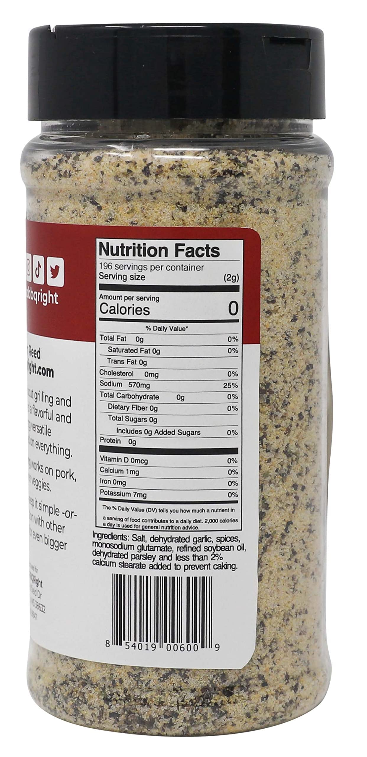 reduceer Hogs AP Seasoning - All Purpose BBQ and Grill Seasoning for Beef, Pork, Chicken - 14 Ounces - Red
