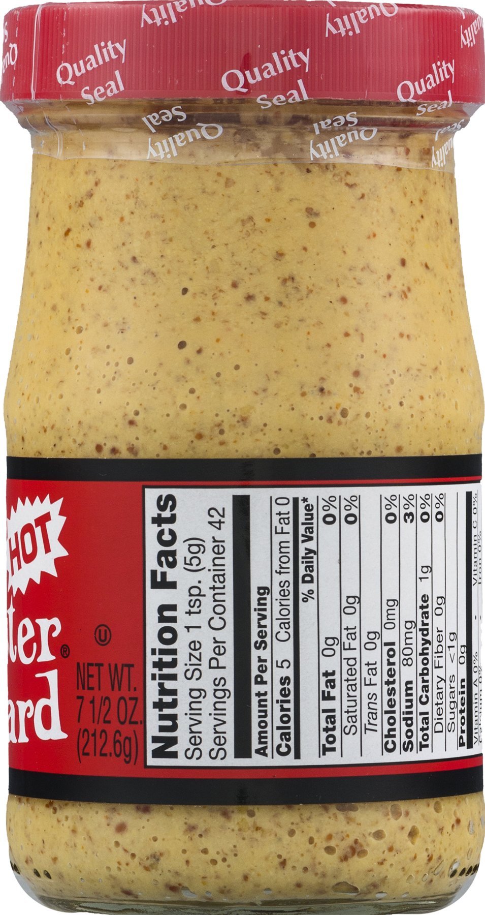 Mister Mustard Original Mustard, 7.5 Ounce, Pack of 6