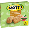 Mott'S Soft Baked Bars, Banana Streusel, Made With Applesauce, 6 Count, 5.76 Oz