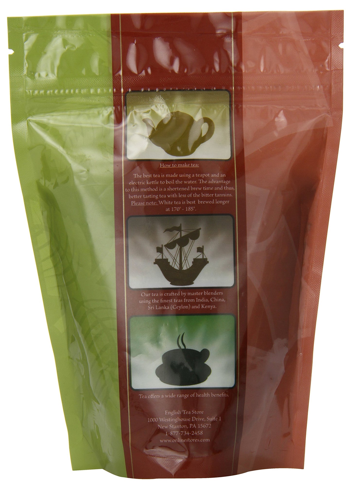 English Tea Store Loose Leaf Green Tea, White Monkey Paw, 2 Ounce