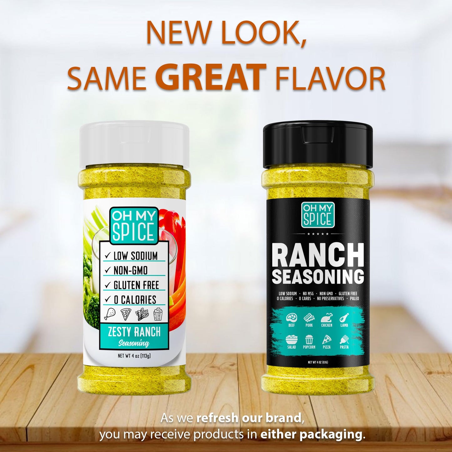 Popcorn Seasoning Ranch Flavoring - Ranch Seasoning Powder For Salad, Chicken Wings & Steak. Gluten Free & Low Sodium Salad Topp
