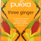 Pukka Organic Herbal Tea Ginger Herbal Teas Three Ginger Tea With Galangal & Turmeric 20 Tea Bags