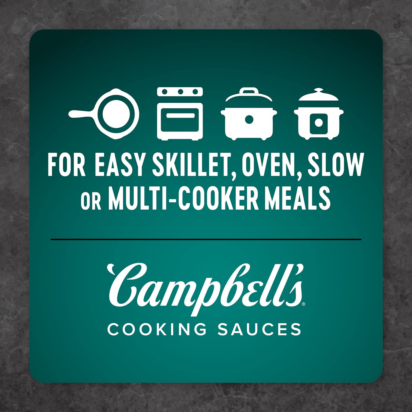 Campbell's Cooking Sauces, Creamy Garlic Butter Sauce, 12 Oz Pouch (Pack of 6)