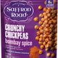 Saffron Road Organic Bombay Spice Crunchy Roasted Chickpea Snacks- 5.4Oz 6-Pack, Gluten Free, Non-Gmo, Vegan Dried Crispy Chickp