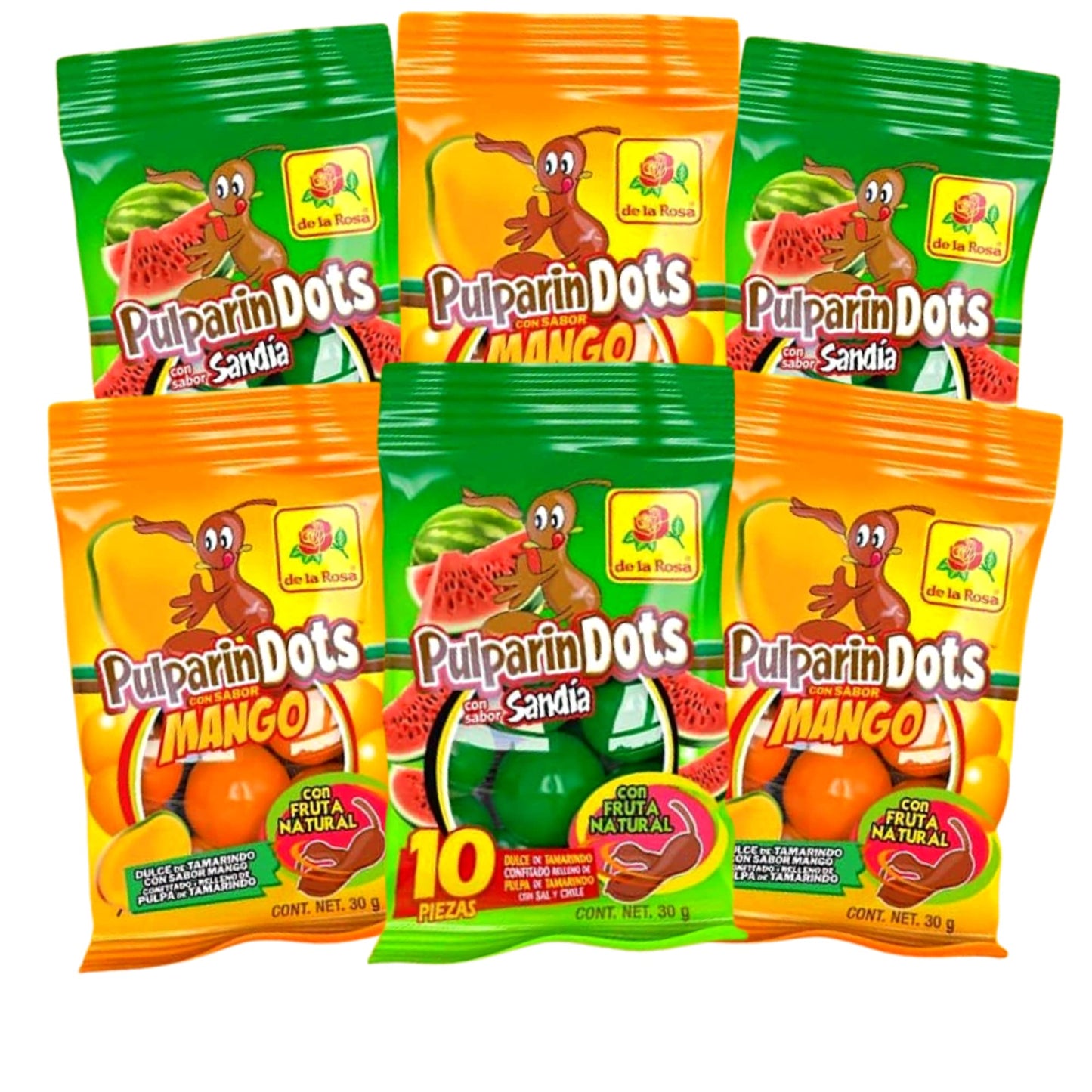 Sweetzo - Tamarindo Mexican Candies, Mango And Watermelon Flavored Candy Filled With Tamarind Pulp, Shareable Individual Serving
