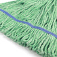 Matthew Cleaning Heavy Duty Mop Head Commercial Replacement For General And Floor Cleaning, Wet Industrial Blue Cotton Looped En