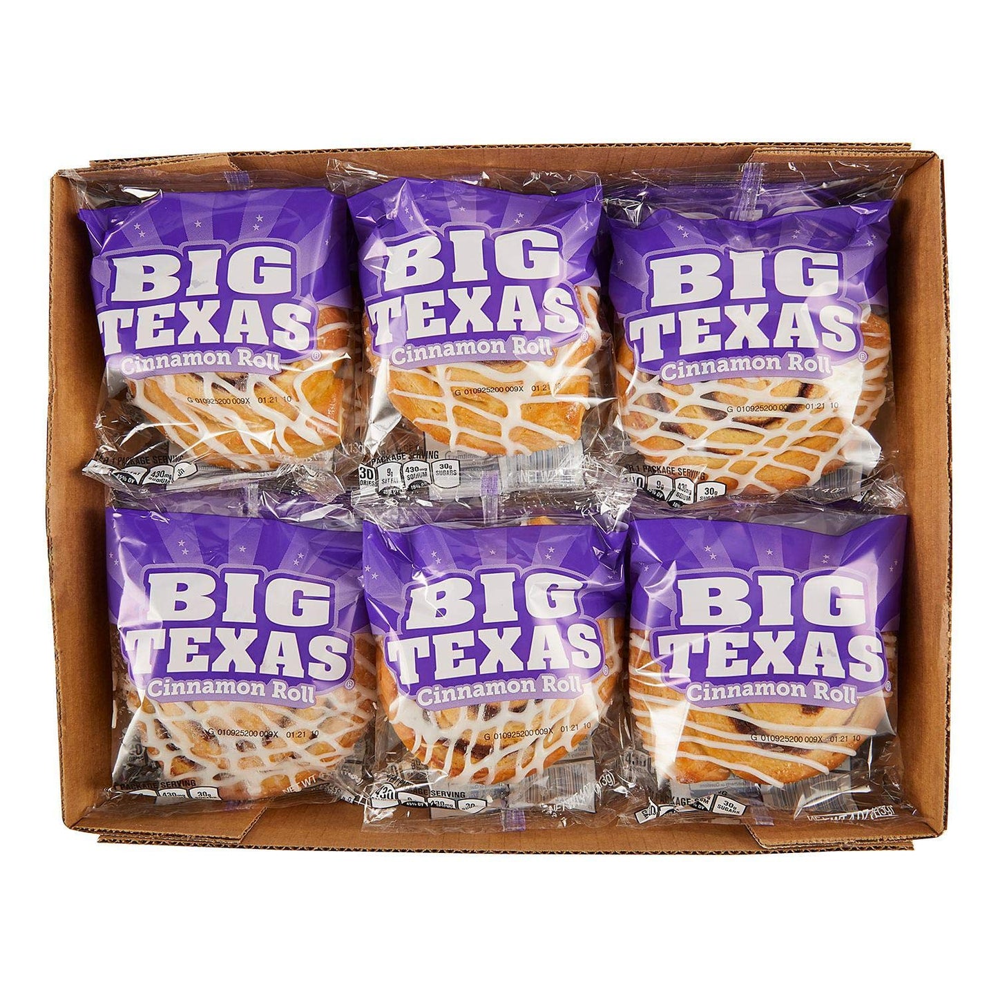 Evaxo Big Texas Cinnamon Roll (4oz / 12pk)