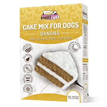 Puppy Cake Banana Cake Mix and Frosting for Dogs-9 oz