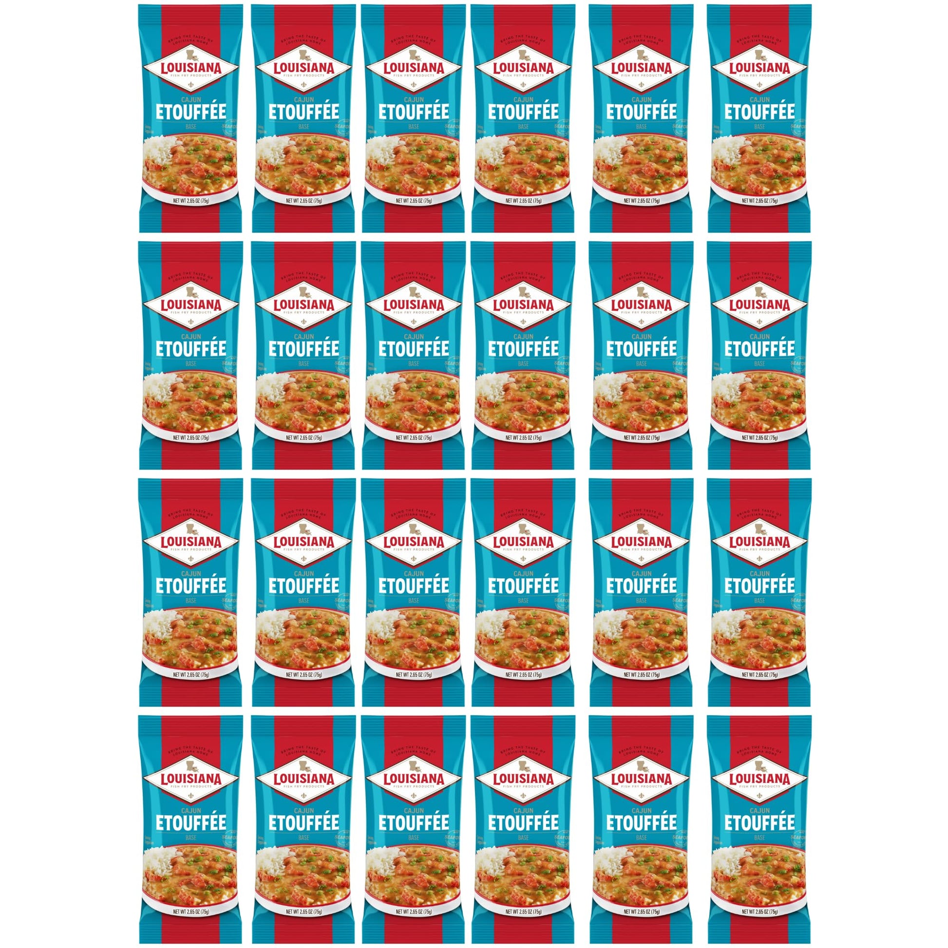 Louisiana Fish Fry Etouffee Base, 2.65 oz, Pack of 24