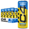 Cellucor C4 Energy Drink - Sugar Free Pre Workout, Frozen Bombsicle Flavor, 12 Fl Oz Cans, Pack of 12