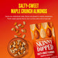 Skinnydipped Salty + Sweet Maple Almond Crunch, Healthy Snack, Plant Protein, Gluten Free, 4 Oz Resealable Bags, Pack Of 5