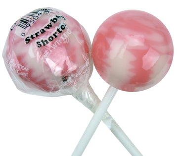 Original Gourmet Lollipops Strawberry Shortcake, 30 Count Pack, Pink