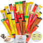 Cutie Mango Maxim French Enhanced Korean Instant Coffee Mix Sampler 6 Flavors Assortment Café Style Camping Party Single Serve Packets 30 Variety Pack (5 Sticks Each) With Complimentary 2 Teabags