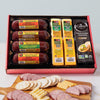 Wisconsin Cheese Company Ultimate Mancave Gift Box - 9 Piece Set of Cheese, Sausage & Crackers for Parties and Charcuterie Boards