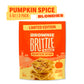 Brownie Brittle - Pumpkin Spice Blondie Thin and Crispy Sweet Snacks (Pack of 3, 5 oz), Rich Gourmet Brownie Bites Dessert