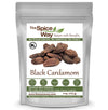The Spice Way Black Cardamom - (4 Oz) Bulk Whole Black Pods