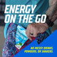 GYMGUM Energy Caffeine Gum | 50mg Caffeine | Sugar-Free  Keto-Friendly |  Energy & Focus Gum with Guarana & L-Theanine (40 Count  Arctic Mint)