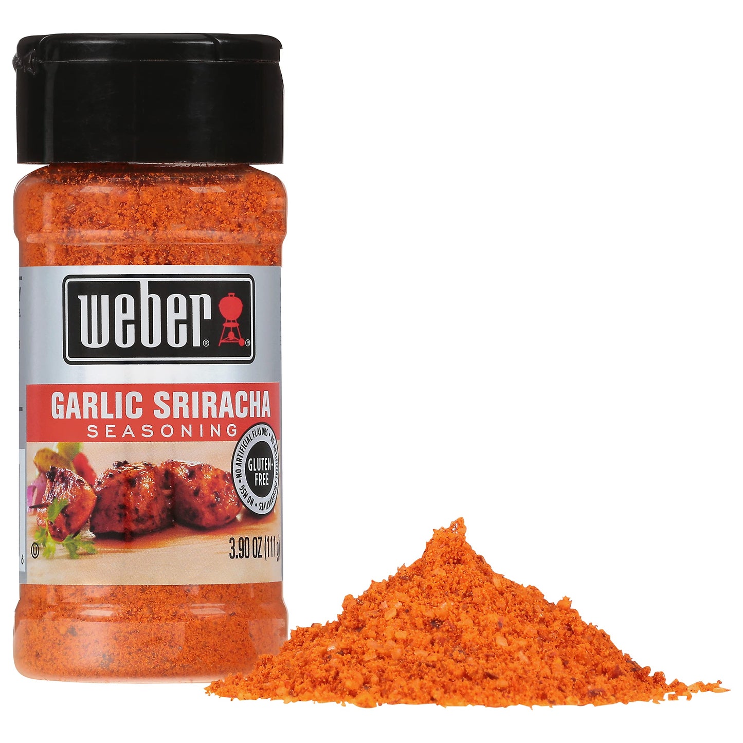 Weber Garlic Sriracha Seasoning, 3.9 Ounce Shaker