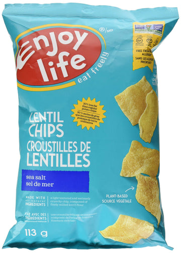 Enjoy Life Light Sea Salt Plentils Chips, 4 Ounce (Pack Of 12)