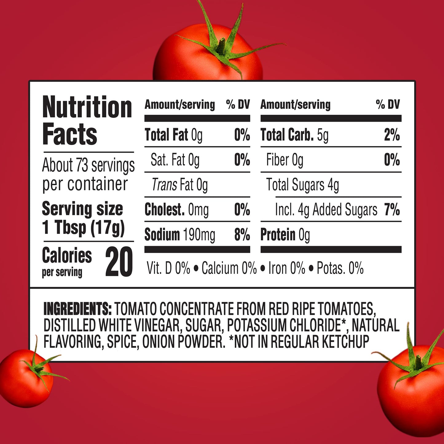 Heinz Tomato Ketchup with No Salt Added, 14 Ounce (Pack of 6)