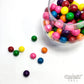 Candy Envy - Assorted 1 Inch Gumballs - 2lb Bag - Approximately 113 Gumballs Per Bag - North American Made & Kosher Certified