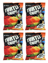 [4 Big Packs] Orion Turtle Chips, Flamin Lime Flavor, 160g-Four Layer Crispy Snack, 5.55oz