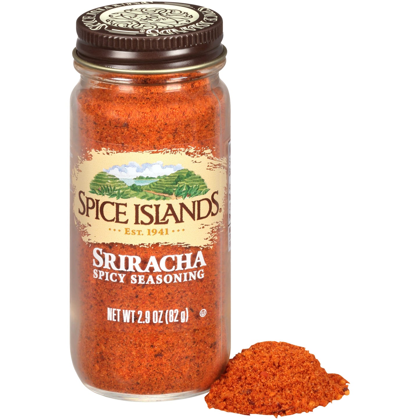 Spice Islands Sriracha Spicy Seasoning, 2.9 Ounce - Bold Flavor for Cooking, Grilling & Snacks