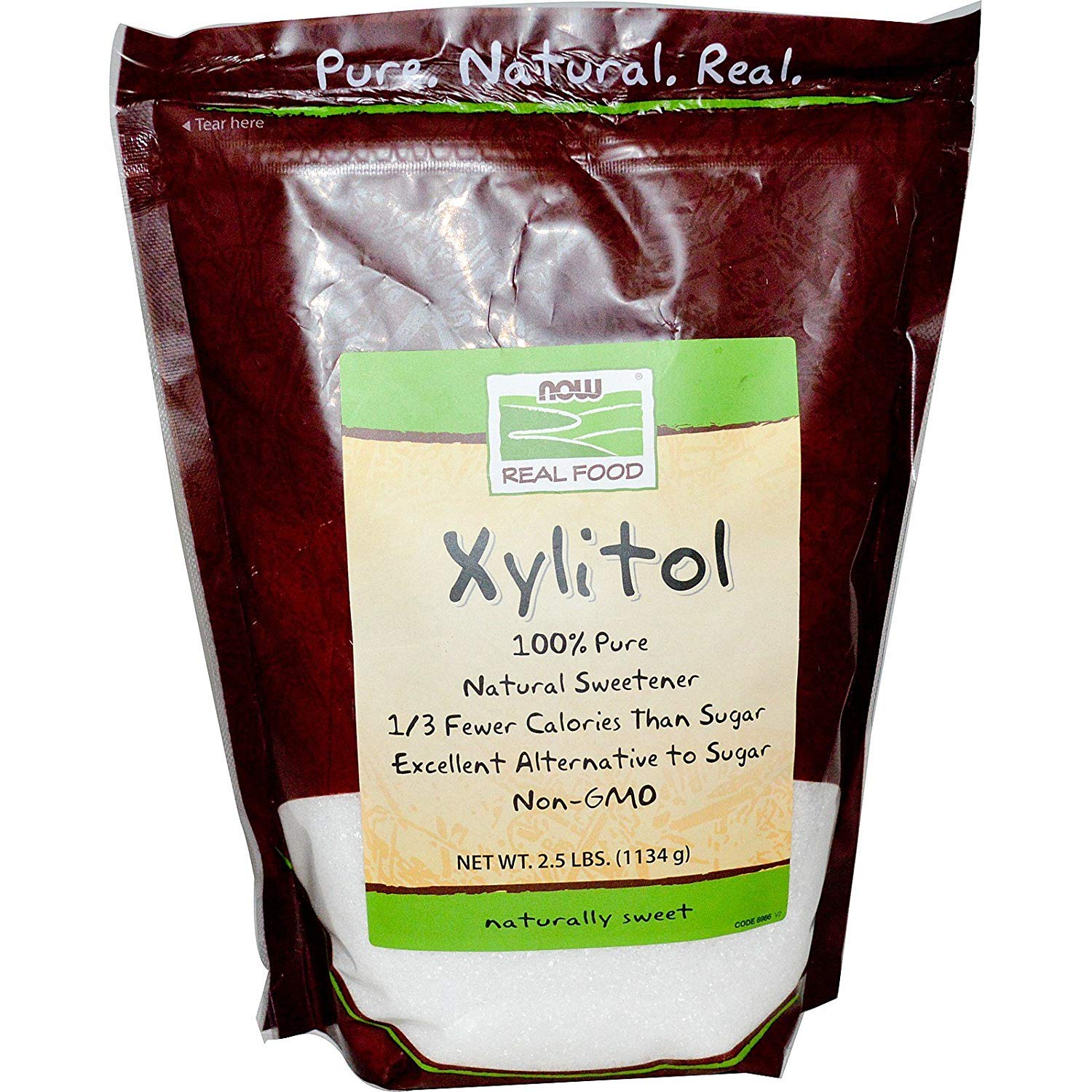 Now Foods Xylitol  2.5 Pound Bag (Pack Of 2)