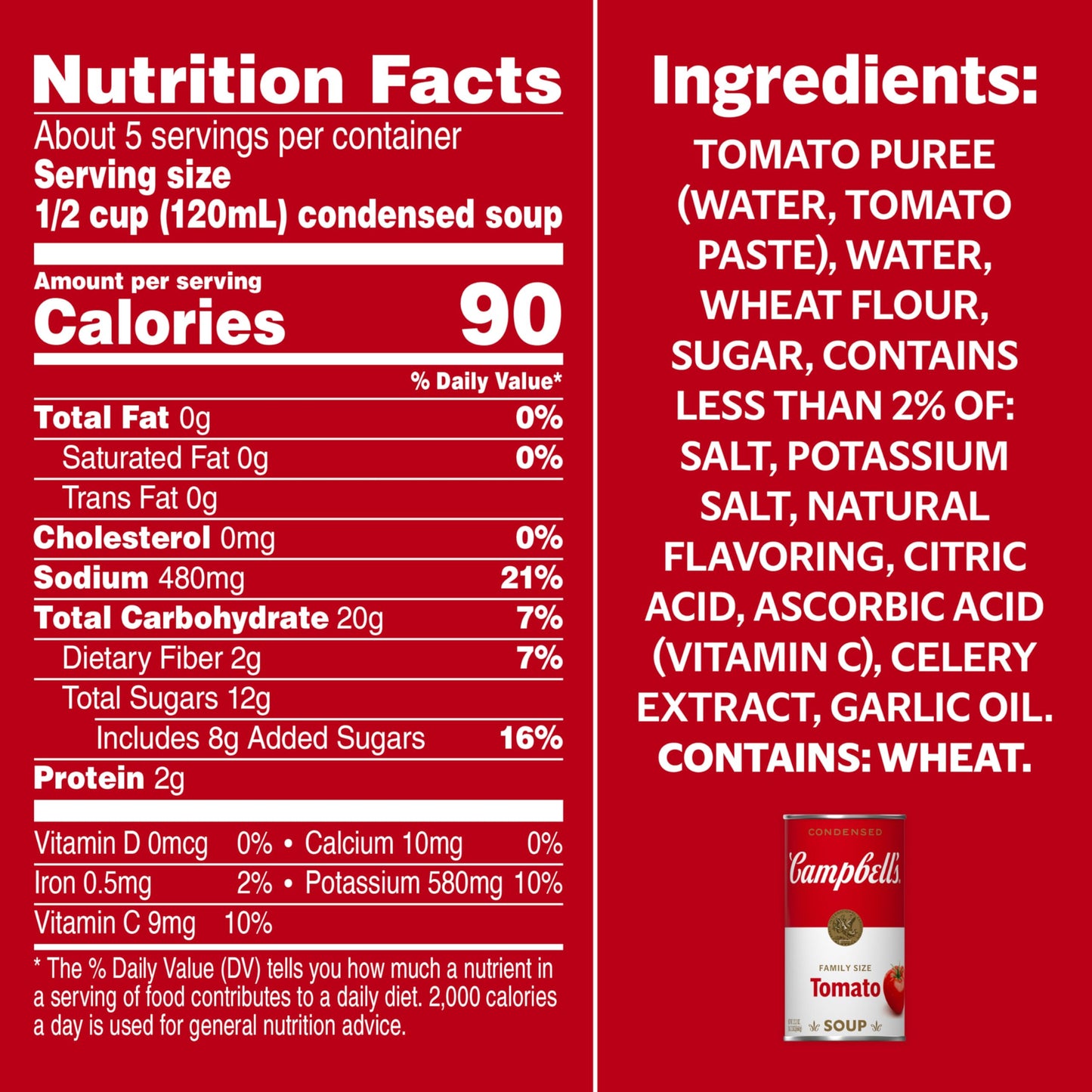 Campbells Condensed Tomato Soup, 23.2 Ounce Can, Pack of 12, Model 200000021239