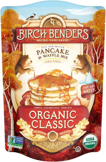 Birch Benders Pancake and Waffle Mix - Classic - Case of 6 - 16 oz.