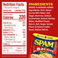 SPAM Single Bacon 2.5oz Individual Pouch (Pack of 12) Fully Cooked Pork and Ham  9g of Protein  0g Trans Fat  Low Carb  Keto-Friendly  Gluten Free  Easy Open Pouch  Perfect for Sandwiches & Breakfast