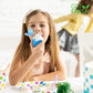 GET FRESH Narwhal Cupcake Toppers and Wrappers Set - 25 Piece Glittery Paper Birthday Party Supplies - Narwhal Color