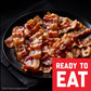 HORMEL BLACK LABEL Thick Cut Bacon  Fully Cooked Bacon  Gluten-Free Snacks  Family Pack - 6.3oz
