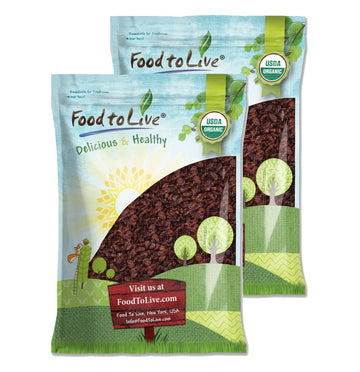 Food to Live Organic Sultana Raisins, 20 Pounds - Non-GMO, Unsweetened, Unsulfured, Lightly Coated with Organic Sunflower Oil, V
