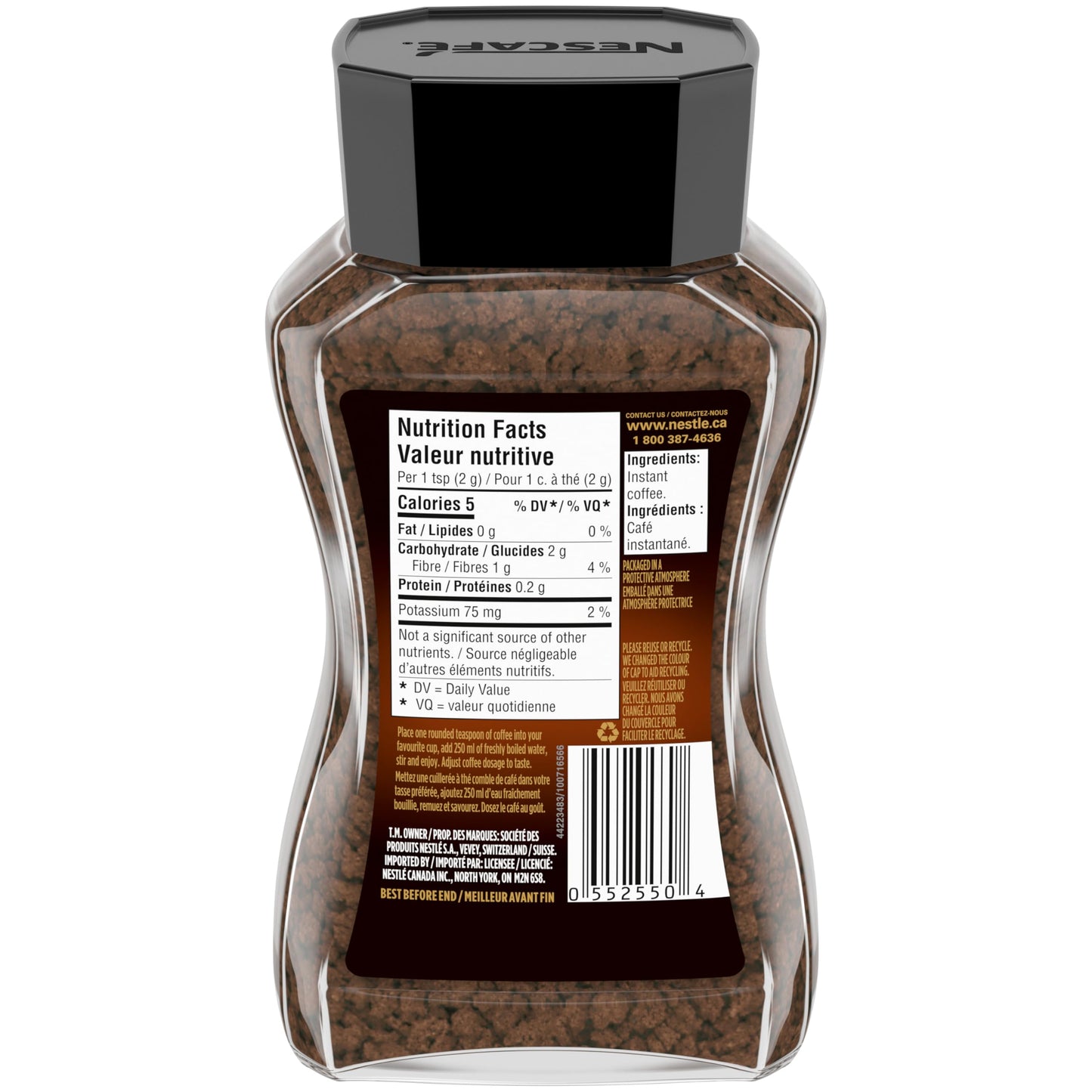 Nescafe Taster'S Choice Classic, Instant Coffee, 100G {Imported From Canada}